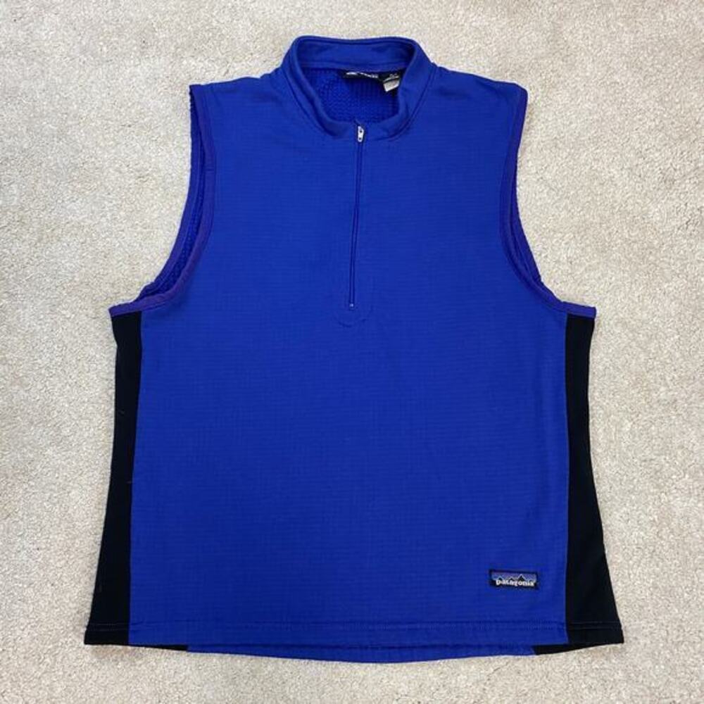 Patagonia Vintage 1999 Y2K R1 Regulator Flash Pullover 1/4 Zip Vest Size M
